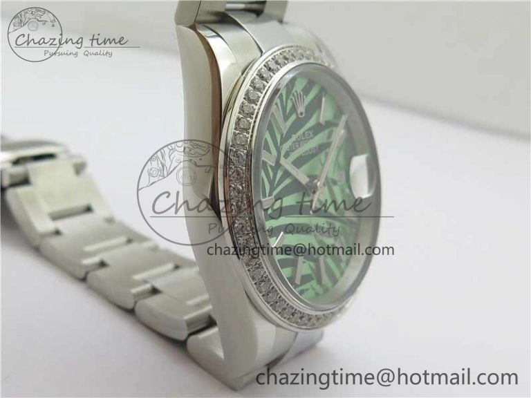 DateJust 36 SS 126234 BP Maker 1:1 Best Edition New Green Dial on Oyster Bracelet Trendy 10287