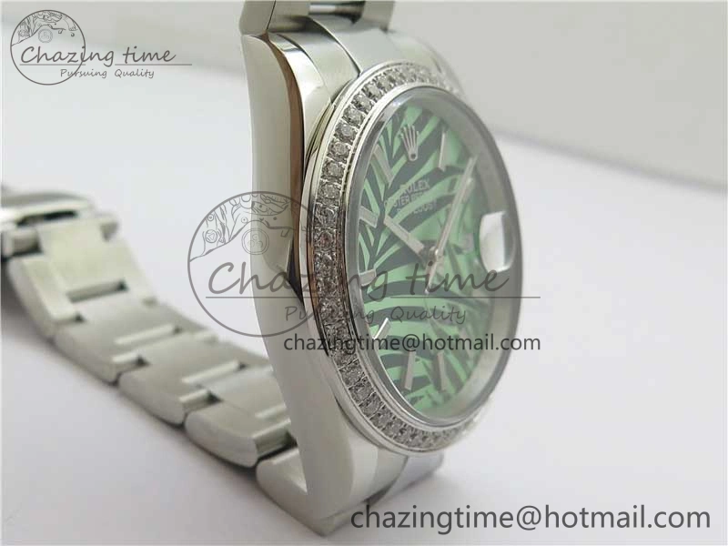 DateJust 36 SS 126234 BP Maker 1:1 Best Edition New Green Dial on Oyster Bracelet Trendy 10287