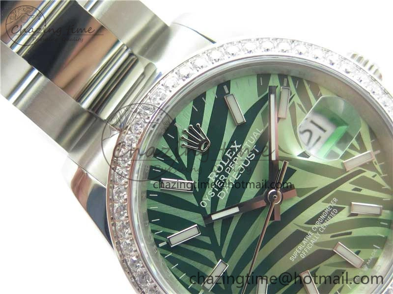 DateJust 36 SS 126234 BP Maker 1:1 Best Edition New Green Dial on Oyster Bracelet Trendy 10287
