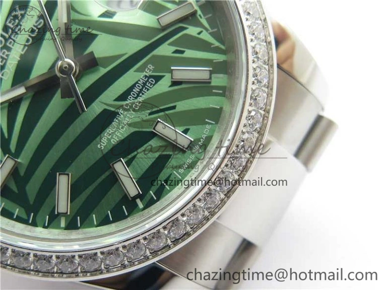 DateJust 36 SS 126234 BP Maker 1:1 Best Edition New Green Dial on Oyster Bracelet Trendy 10287