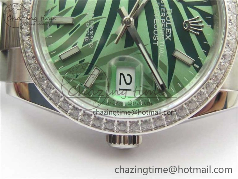 DateJust 36 SS 126234 BP Maker 1:1 Best Edition New Green Dial on Oyster Bracelet Trendy 10287