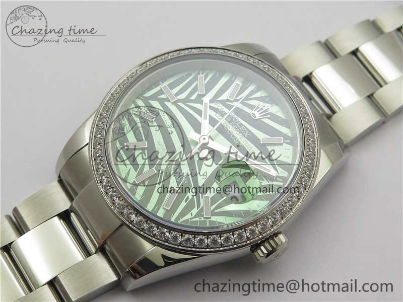 DateJust 36 SS 126234 BP Maker 1:1 Best Edition New Green Dial on Oyster Bracelet Trendy 10287