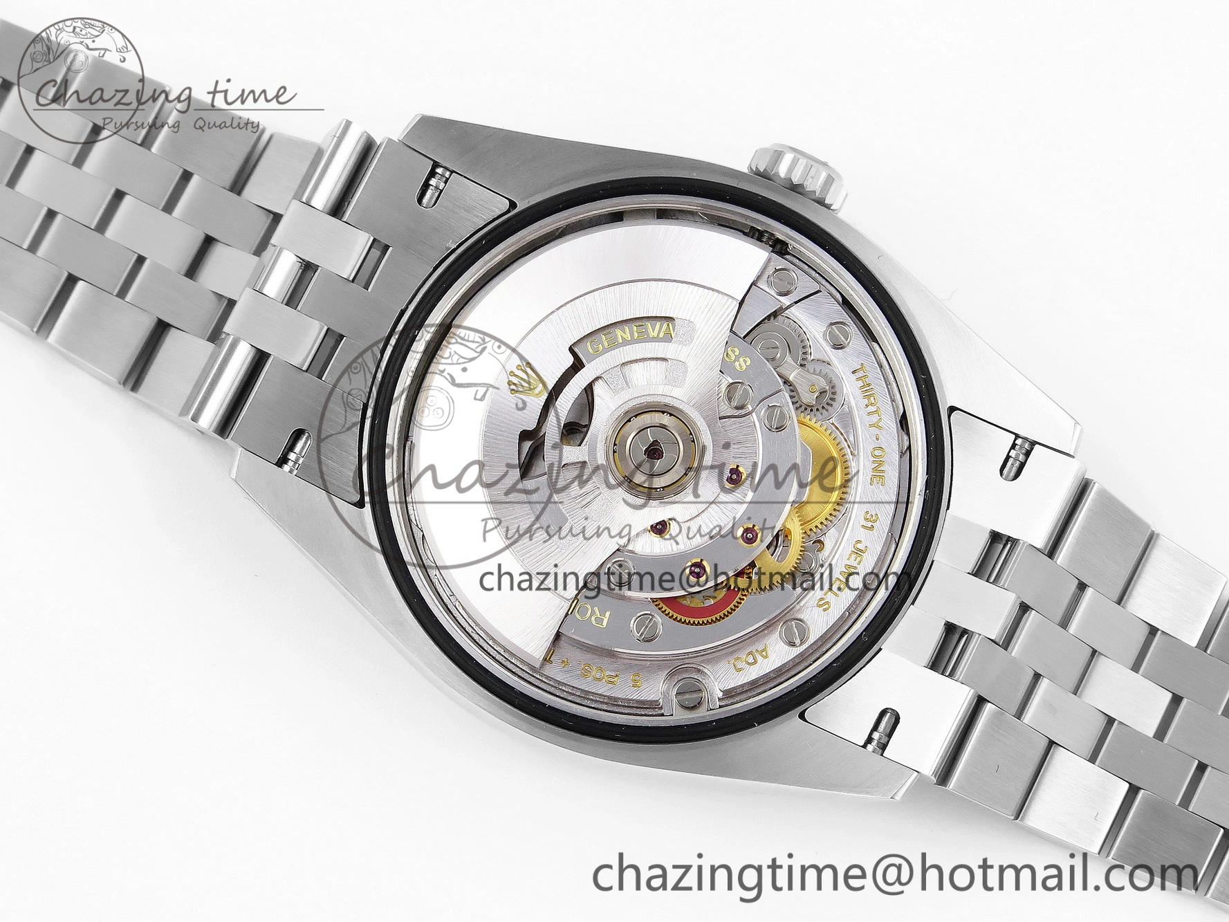 WellDesigned DateJust 36 SS 126234 VSF 1:1 Best Edition 904L Steel Blue Textured Diamonds Dial on Jubilee Bracelet VS 1895