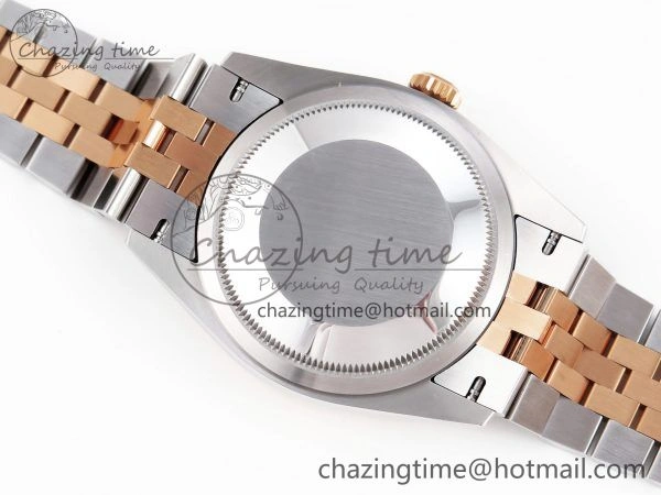 DateJust 36 SS 126281rbr VSF 1:1 Best Edition 904L Steel RG Roman Dial on Jubilee Bracelet VS Supportive 1377