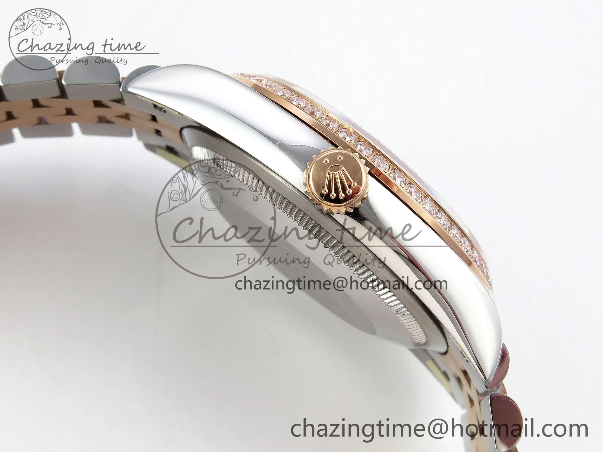 AllSeason DateJust 36 SS 126281rbr VSF 1:1 Best Edition 904L Steel Silver Textured Dial on Jubilee Bracelet VS 1376