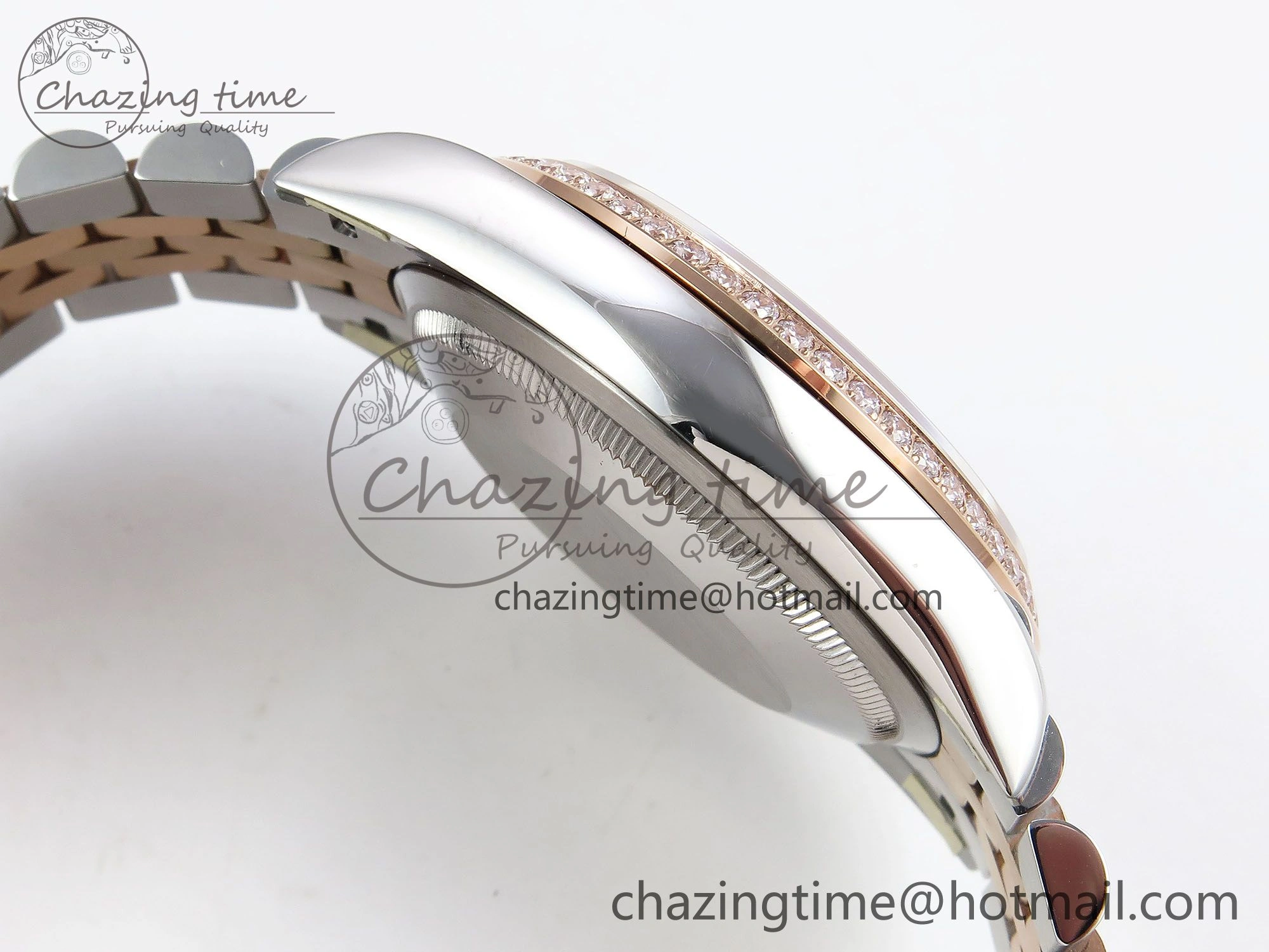 AllSeason DateJust 36 SS 126281rbr VSF 1:1 Best Edition 904L Steel Silver Textured Dial on Jubilee Bracelet VS 1376