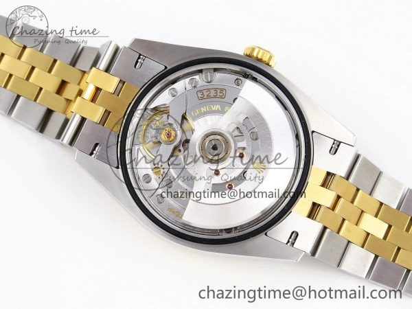 DateJust 36 SS 126283rbr VSF 1:1 Best Edition 904L Steel YG Textured Dial on Jubilee Bracelet VS OdorResistant 1378