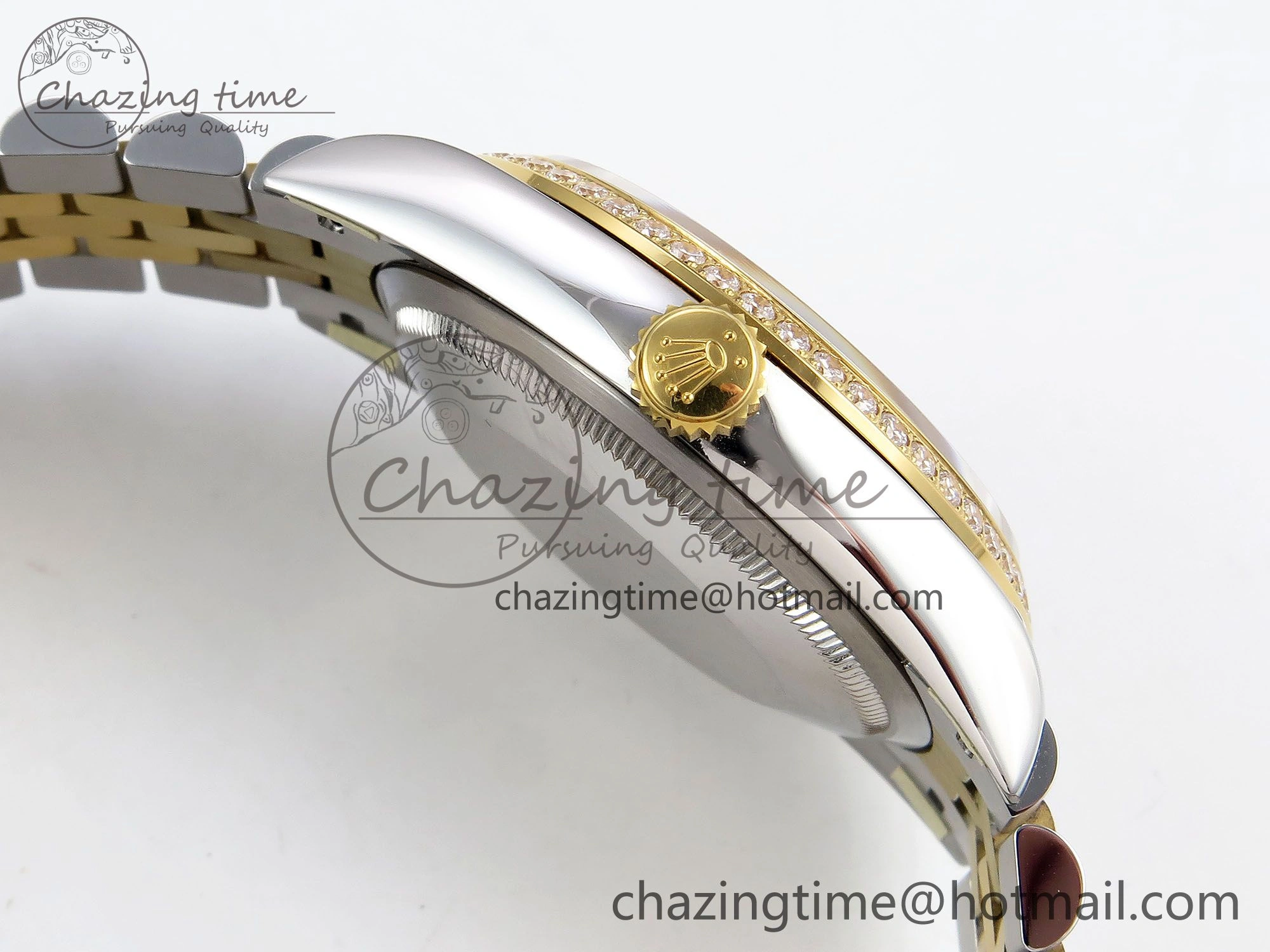 DateJust 36 SS 126283rbr VSF 1:1 Best Edition 904L Steel YG Textured Dial on Jubilee Bracelet VS OdorResistant 1378