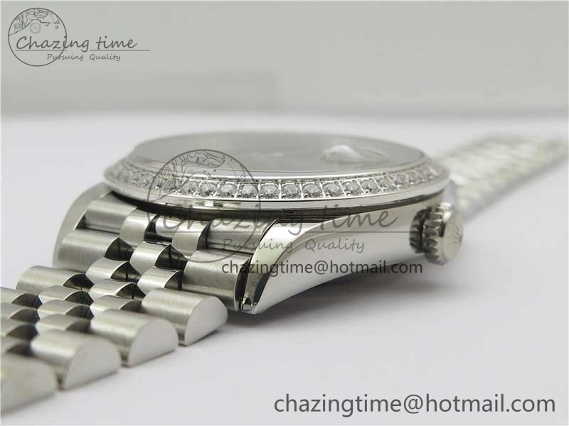 DateJust 36 SS 126284 BP Maker 1:1 Best Edition Gray Roman Dial on Jubilee Bracelet GoodFit 10284