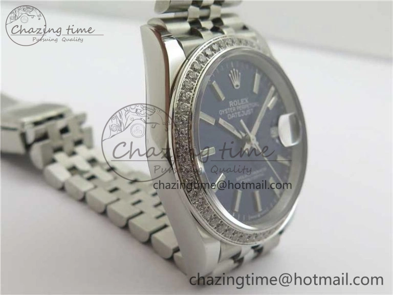 Sophisticated DateJust 36 SS 126284 BP Maker 1:1 Best Edition New Blue Dial on Jubilee Bracelet 2523