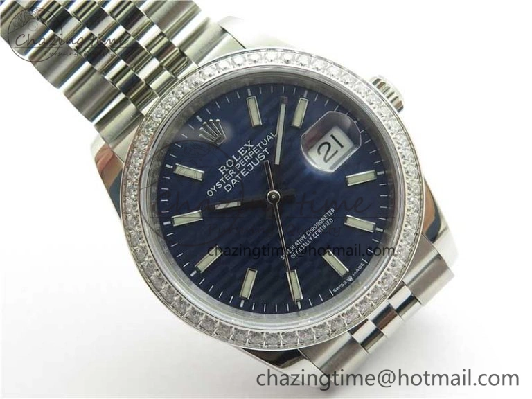 Sophisticated DateJust 36 SS 126284 BP Maker 1:1 Best Edition New Blue Dial on Jubilee Bracelet 2523