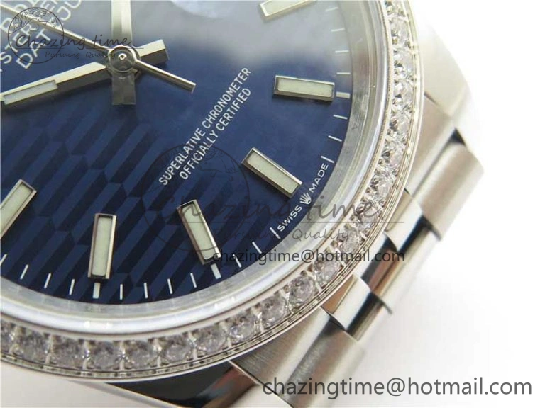 Sophisticated DateJust 36 SS 126284 BP Maker 1:1 Best Edition New Blue Dial on Jubilee Bracelet 2523