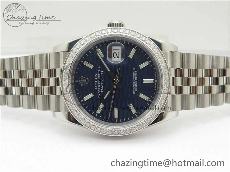 Sophisticated DateJust 36 SS 126284 BP Maker 1:1 Best Edition New Blue Dial on Jubilee Bracelet 2523