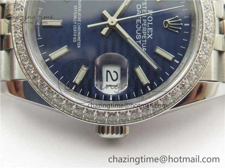 Sophisticated DateJust 36 SS 126284 BP Maker 1:1 Best Edition New Blue Dial on Jubilee Bracelet 2523