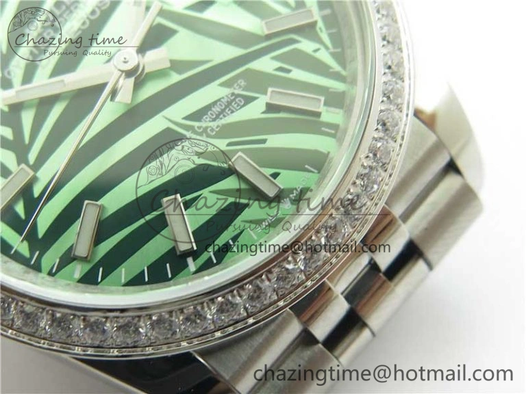 DateJust 36 SS 126284 BP Maker 1:1 Best Edition New Green Dial on Jubilee Bracelet Elegant 2522