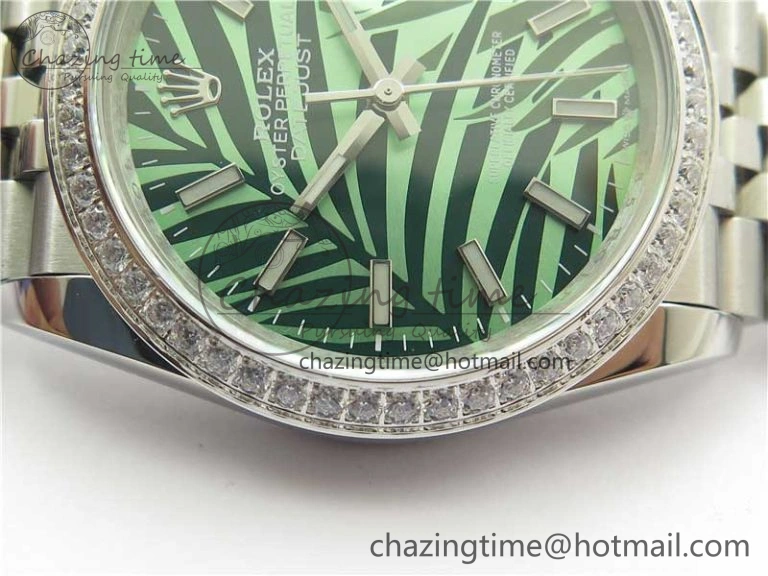 DateJust 36 SS 126284 BP Maker 1:1 Best Edition New Green Dial on Jubilee Bracelet Elegant 2522