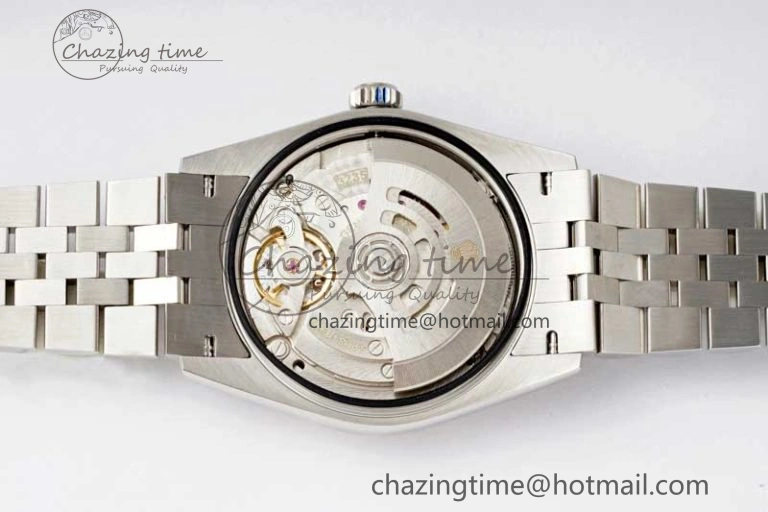 DateJust 36 SS DIWF 1:1 Best Edition 904L Steel Black Stick Dial on Jubilee Bracelet SA StreetReady 2323