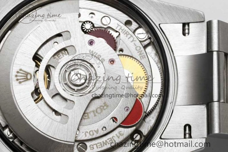 DateJust 36 SS DIWF 1:1 Best Edition 904L Steel Black Stick Dial on Oyster Bracelet SA Trendsetting 2322