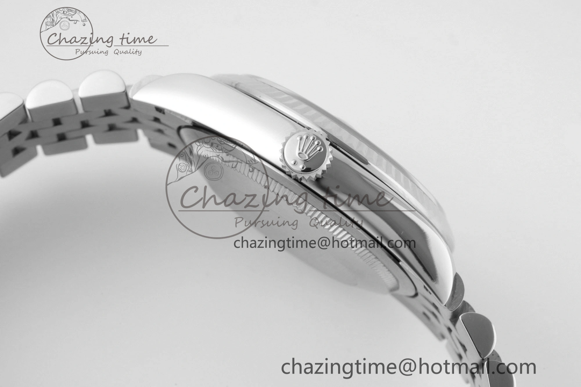 DateJust 36 SS JDF 1:1 Best Edition Blue Diamonds Textured Dial on Jubilee Bracelet VR3235 V Minimalist 10210