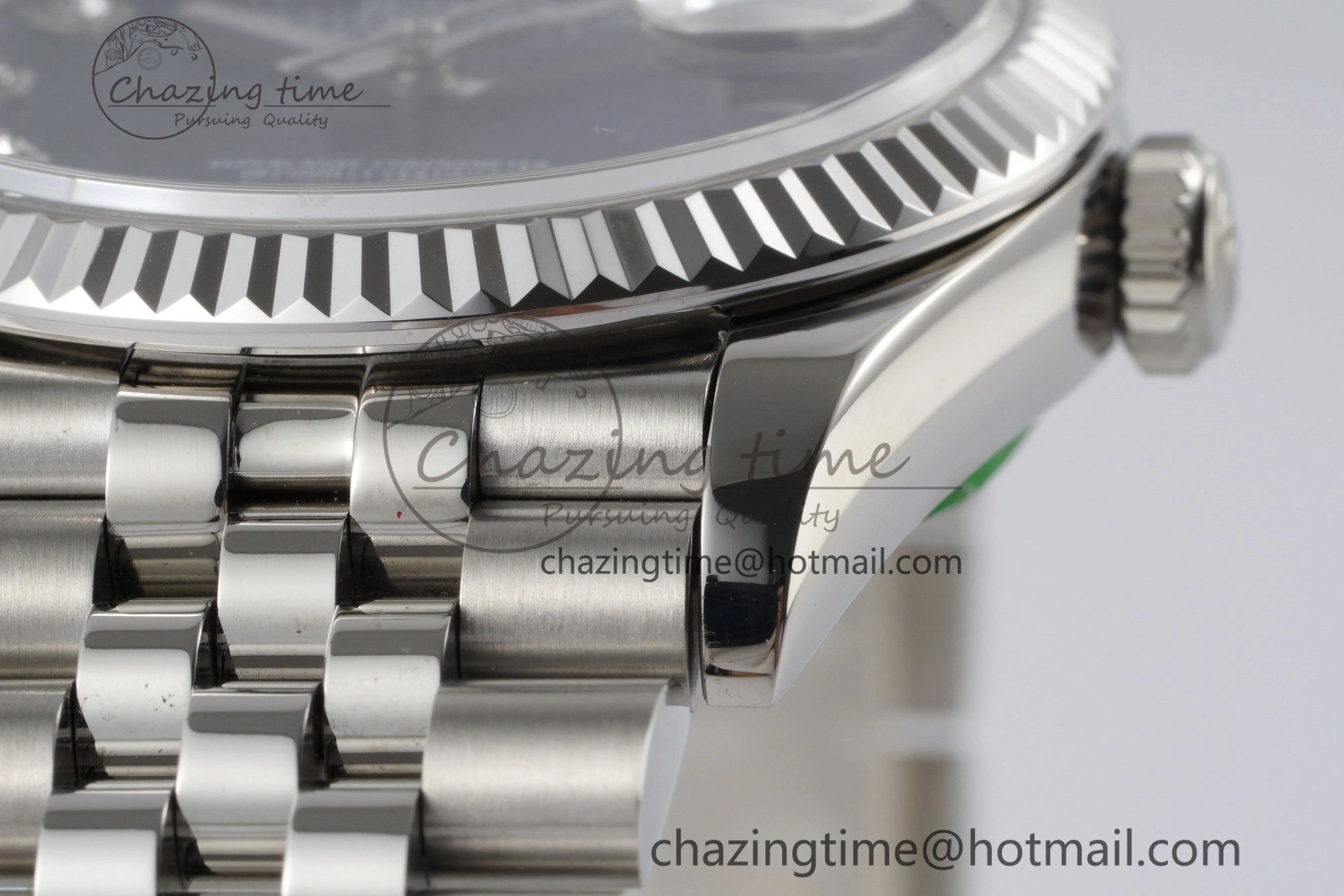 DateJust 36 SS JDF 1:1 Best Edition Blue Diamonds Textured Dial on Jubilee Bracelet VR3235 V Minimalist 10210