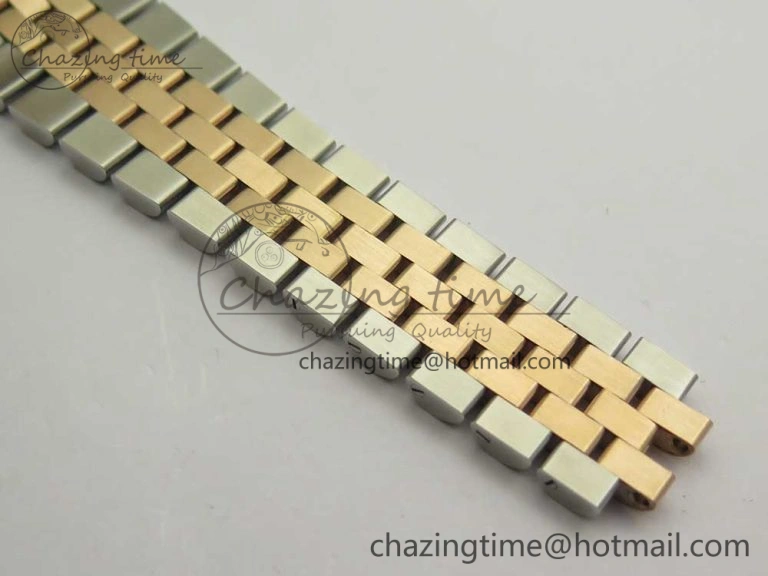 Flexible DateJust 36 SS RG 116231 RZF Best Edition 904L Steel Gray Dial Diamonds Markers on SS RG Bracelet A 3281