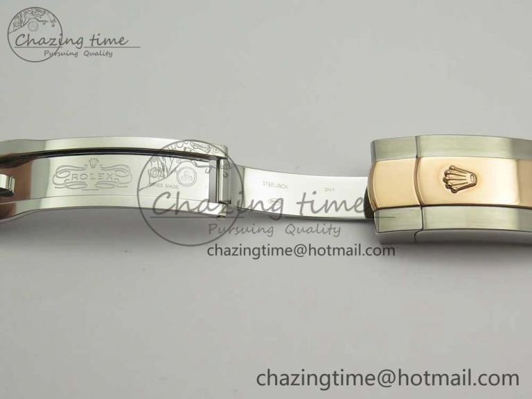Flexible DateJust 36 SS RG 116231 RZF Best Edition 904L Steel Gray Dial Diamonds Markers on SS RG Bracelet A 3281