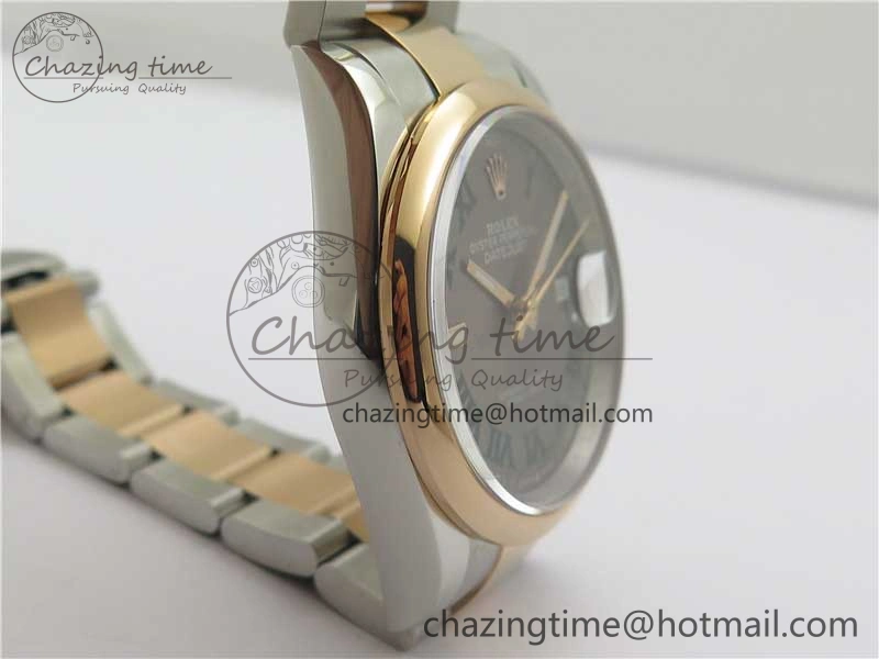 Soft DateJust 36 SS RG 126201 BP Maker 1:1 Best Edition Gray Roman Dial on Oyster Bracelet 10281