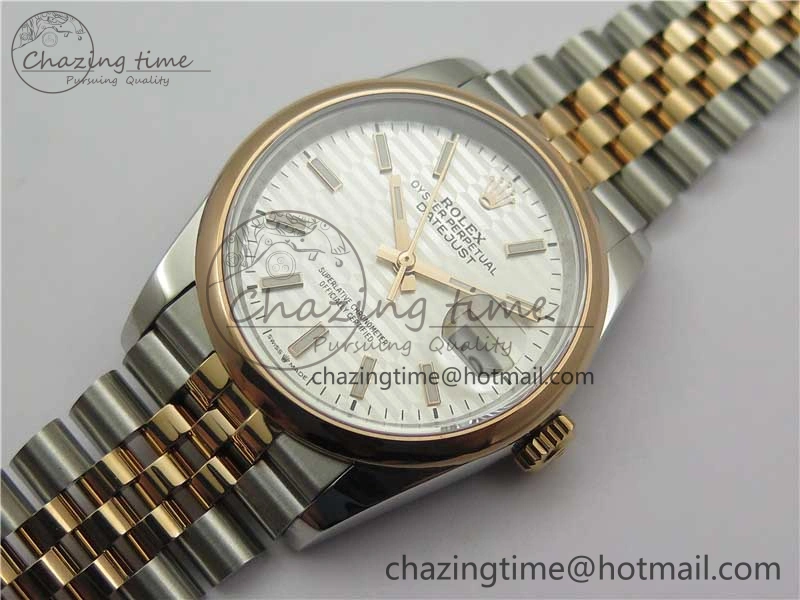 SmartChoice DateJust 36 SS RG 126201 BP Maker 1:1 Best Edition Silver Dial on Jubilee Bracelet 2506