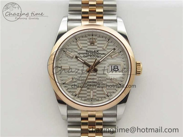 DateJust 36 SS RG 126201 BP Maker 1:1 Best Edition Silver Dial on Jubilee Bracelet Bright 10269