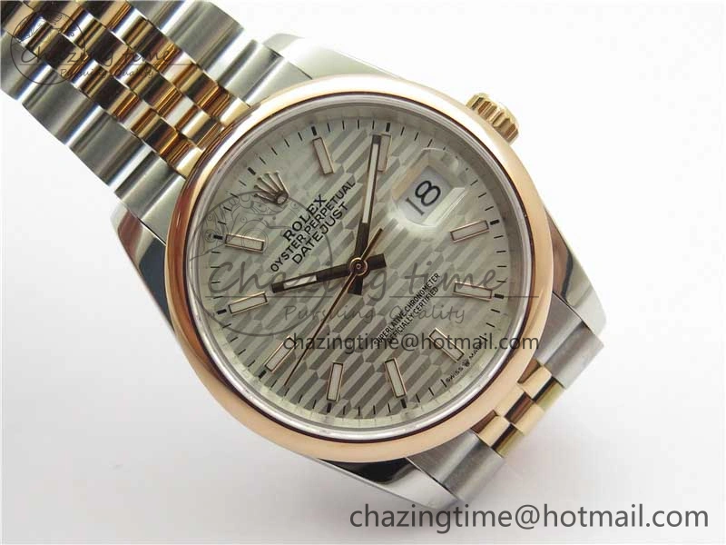 SmartChoice DateJust 36 SS RG 126201 BP Maker 1:1 Best Edition Silver Dial on Jubilee Bracelet 2506