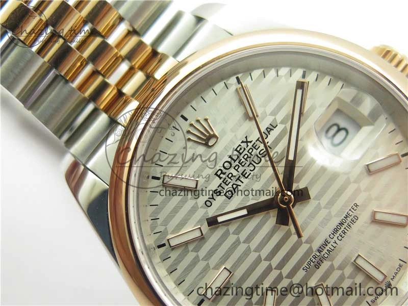 SmartChoice DateJust 36 SS RG 126201 BP Maker 1:1 Best Edition Silver Dial on Jubilee Bracelet 2506