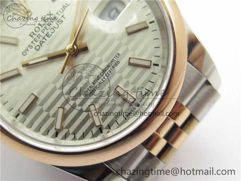SmartChoice DateJust 36 SS RG 126201 BP Maker 1:1 Best Edition Silver Dial on Jubilee Bracelet 2506