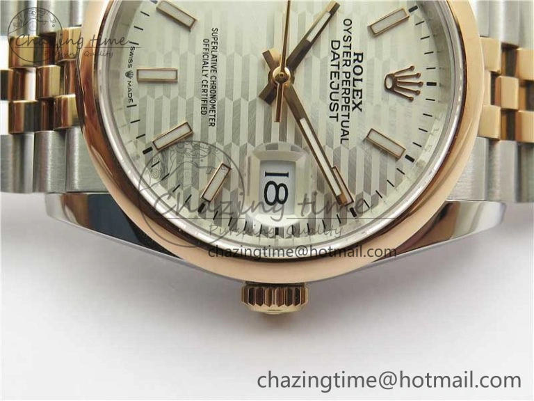 SmartChoice DateJust 36 SS RG 126201 BP Maker 1:1 Best Edition Silver Dial on Jubilee Bracelet 2506