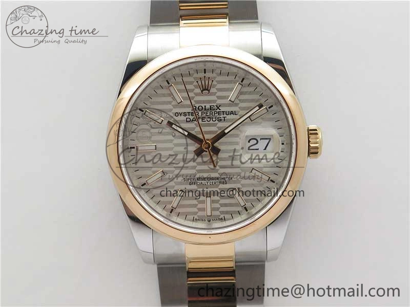 DateJust 36 SS RG 126201 BP Maker 1:1 Best Edition Silver Dial on Oyster Bracelet Supportive 2514