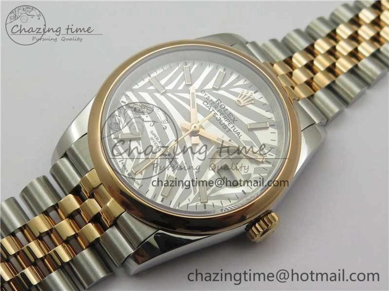 Practical DateJust 36 SS RG 126201 BP Maker 1:1 Best Edition Silver Gray Dial on Jubilee Bracelet 10268