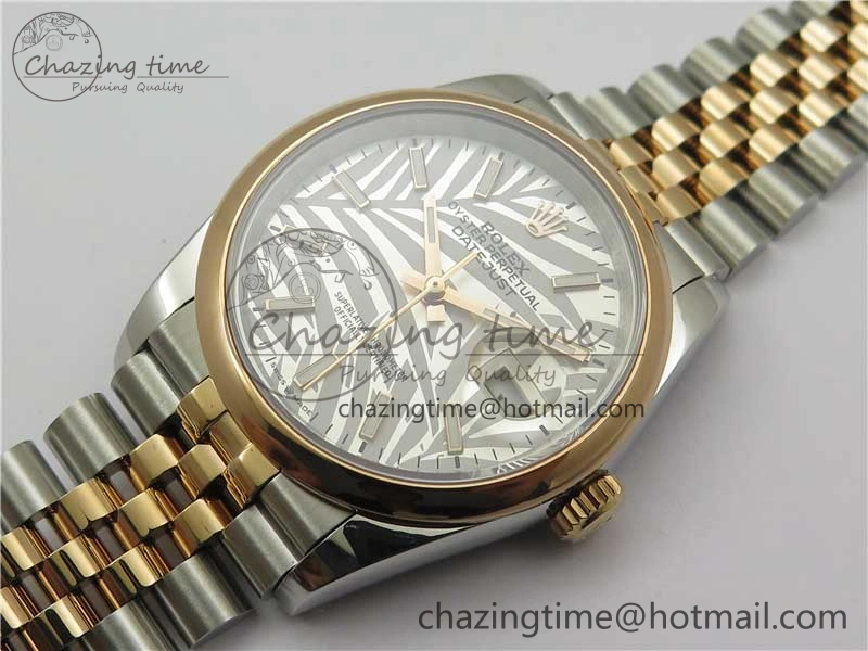 Practical DateJust 36 SS RG 126201 BP Maker 1:1 Best Edition Silver Gray Dial on Jubilee Bracelet 10268