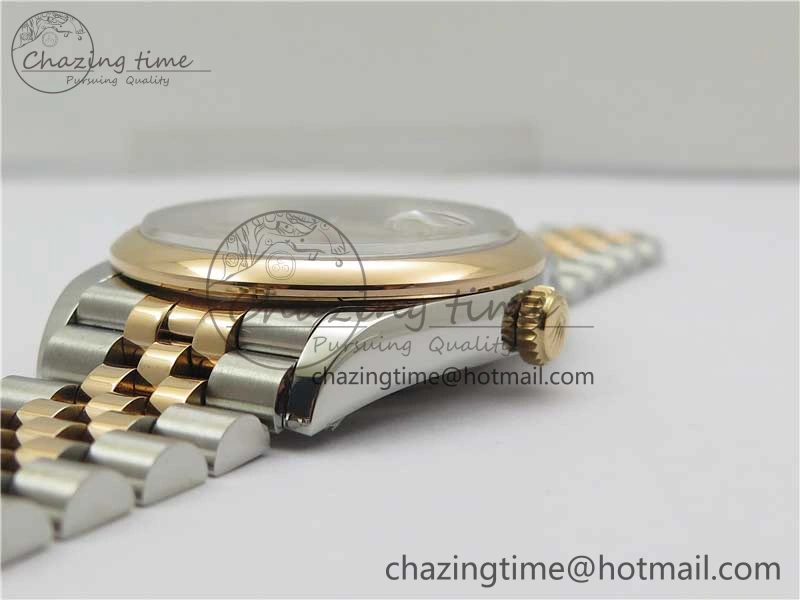Practical DateJust 36 SS RG 126201 BP Maker 1:1 Best Edition Silver Gray Dial on Jubilee Bracelet 10268