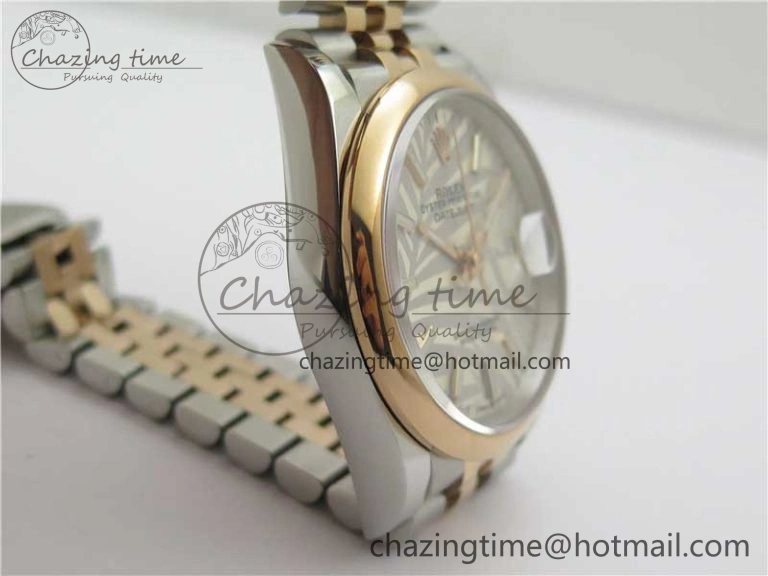 Practical DateJust 36 SS RG 126201 BP Maker 1:1 Best Edition Silver Gray Dial on Jubilee Bracelet 10268