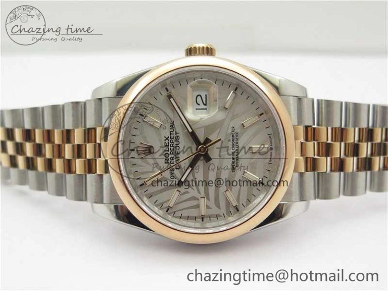 Practical DateJust 36 SS RG 126201 BP Maker 1:1 Best Edition Silver Gray Dial on Jubilee Bracelet 10268