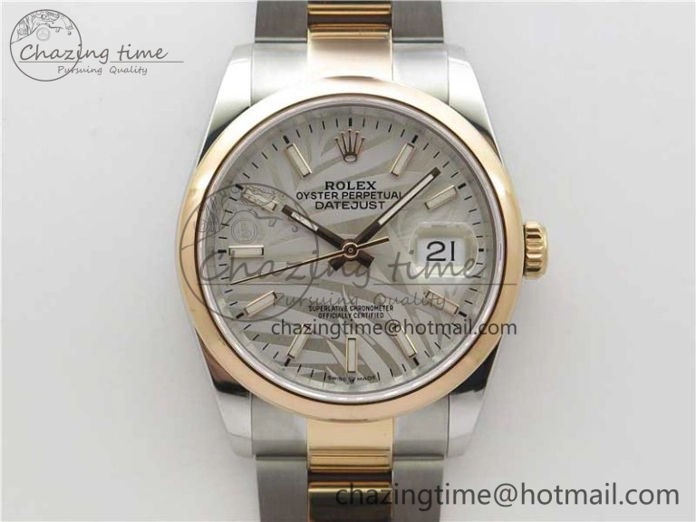 Sleek DateJust 36 SS RG 126201 BP Maker 1:1 Best Edition Silver Gray Dial on Oyster Bracelet 2512