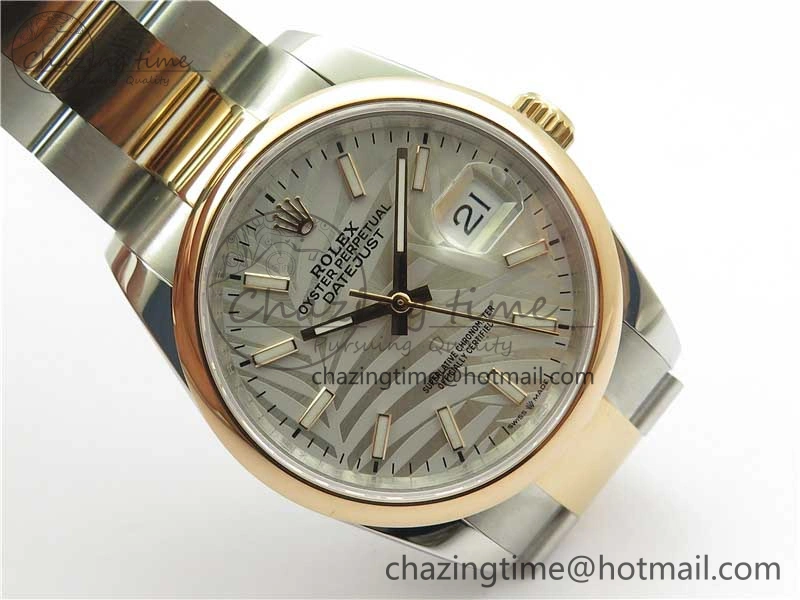 Sleek DateJust 36 SS RG 126201 BP Maker 1:1 Best Edition Silver Gray Dial on Oyster Bracelet 2512