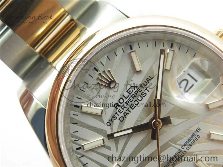 Sleek DateJust 36 SS RG 126201 BP Maker 1:1 Best Edition Silver Gray Dial on Oyster Bracelet 2512