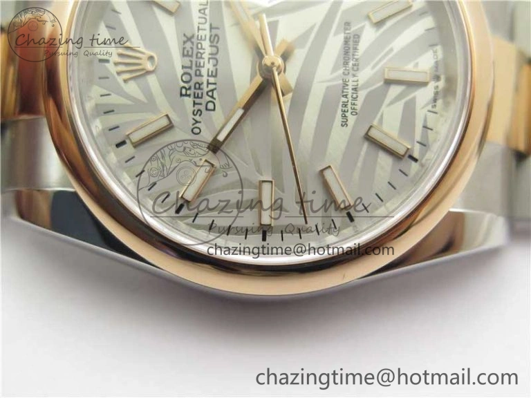 Sleek DateJust 36 SS RG 126201 BP Maker 1:1 Best Edition Silver Gray Dial on Oyster Bracelet 2512