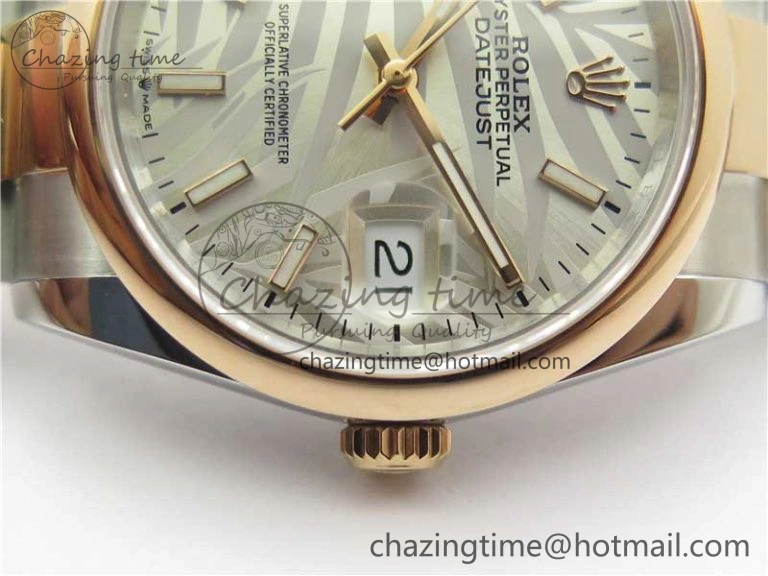 Sleek DateJust 36 SS RG 126201 BP Maker 1:1 Best Edition Silver Gray Dial on Oyster Bracelet 2512