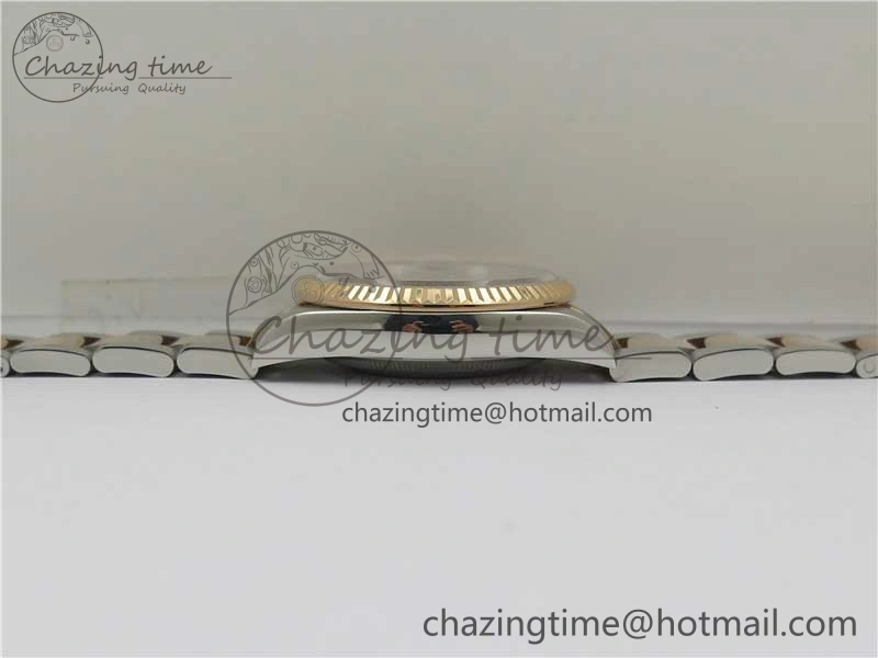 Lightweight DateJust 36 SS RG 126231 BP Maker 1:1 Best Edition Gray Roman Dial on Oyster Bracelet 2513