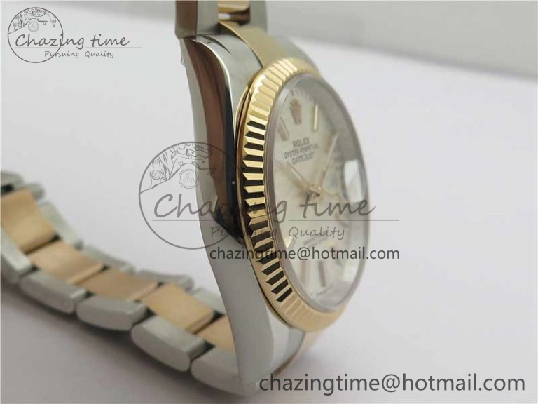 SmoothTexture DateJust 36 SS RG 126231 BP Maker 1:1 Best Edition Silver Dial on Oyster Bracelet 10274