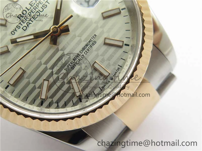 SmoothTexture DateJust 36 SS RG 126231 BP Maker 1:1 Best Edition Silver Dial on Oyster Bracelet 10274