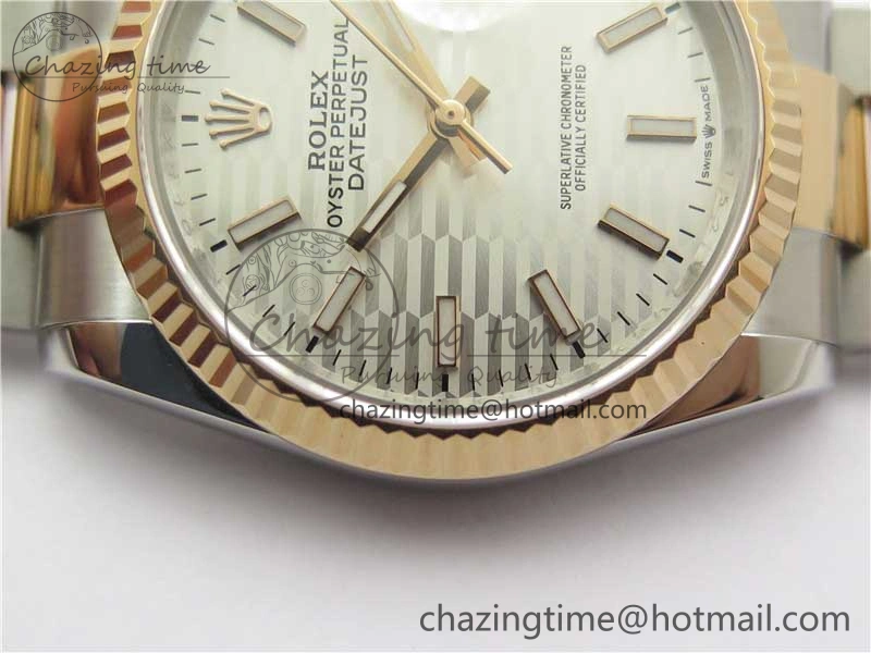 SmoothTexture DateJust 36 SS RG 126231 BP Maker 1:1 Best Edition Silver Dial on Oyster Bracelet 10274