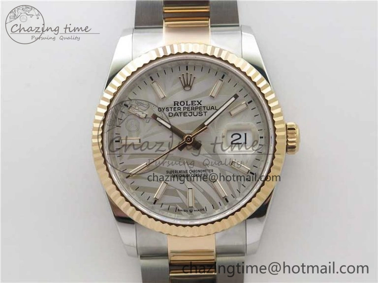 Neat DateJust 36 SS RG 126231 BP Maker 1:1 Best Edition Silver Gray Dial on Oyster Bracelet 2509