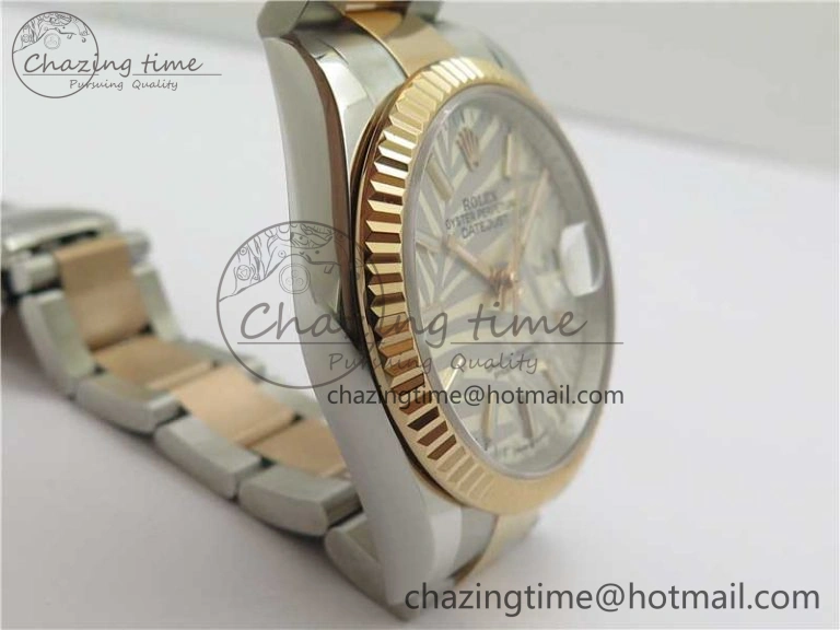 Neat DateJust 36 SS RG 126231 BP Maker 1:1 Best Edition Silver Gray Dial on Oyster Bracelet 2509